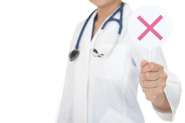 Medico Femminile Senza Segno — Foto Stock