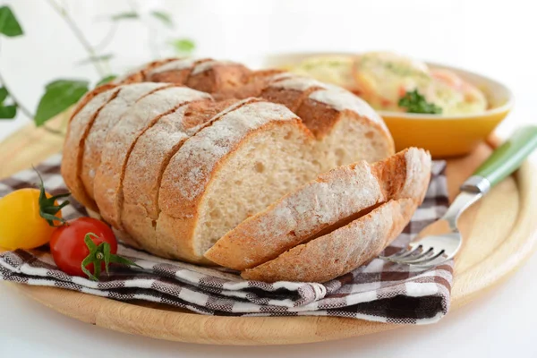 Delicioso Gratinado Batata Pão — Fotografia de Stock