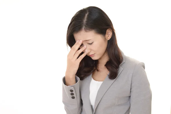 Disappointed Asian Business Woman — Stock Photo, Image