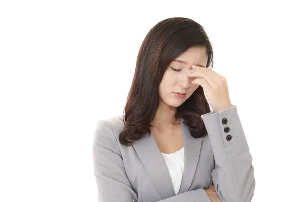 Disappointed Asian Business Woman — Stock Photo, Image