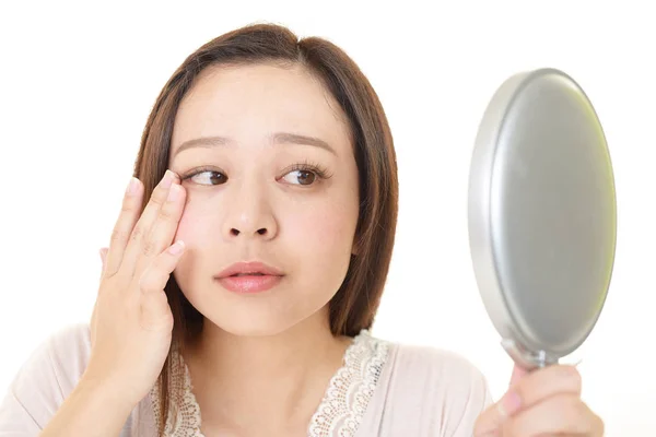 Junge Frau Mit Hautproblemen — Stockfoto