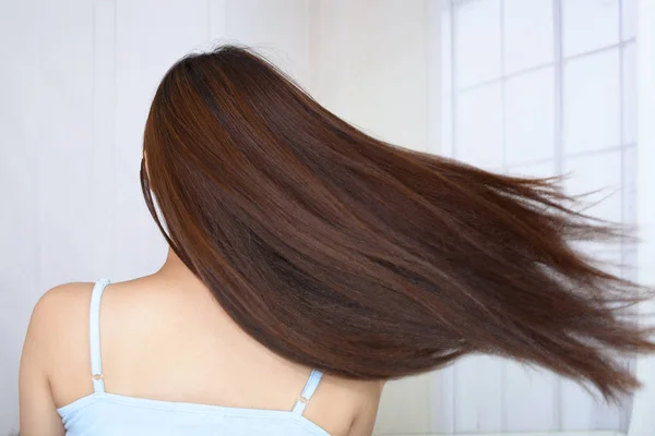 Woman Beautiful Long Hair — Stock Photo, Image