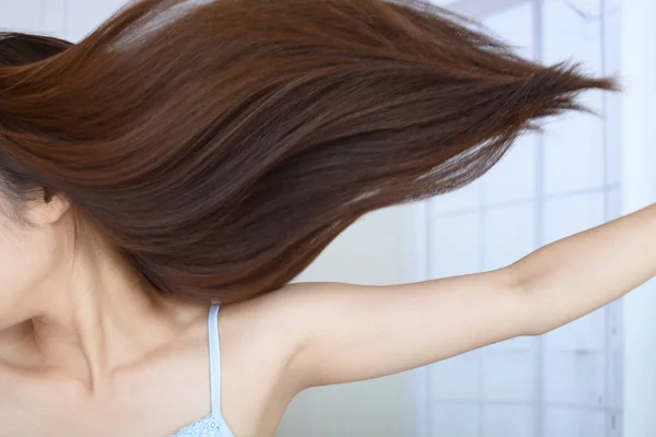 Woman Beautiful Long Hair — Stock Photo, Image