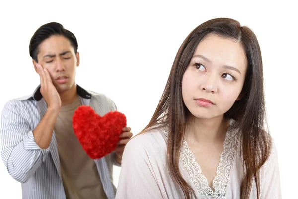 Pasangan Muda Memiliki Masalah Hubungan — Stok Foto