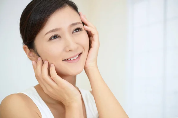 Young Woman Health Skin Face — Stock Photo, Image