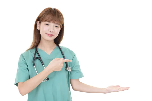 Smiling Asian Medical Doctor — Stock Photo, Image