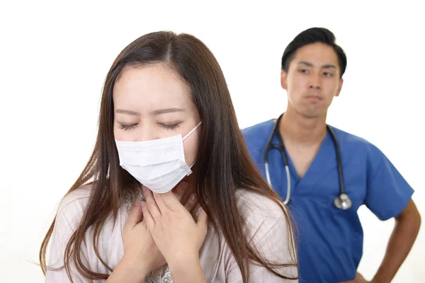 Doctor Examining Patient — Stock Photo, Image