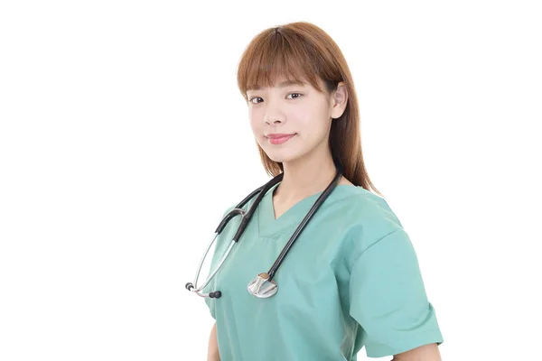 Portrait Une Femme Médecin — Photo