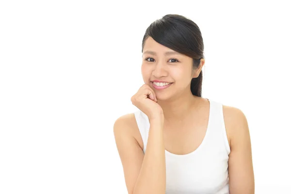 Hermosa Joven Sonriendo —  Fotos de Stock