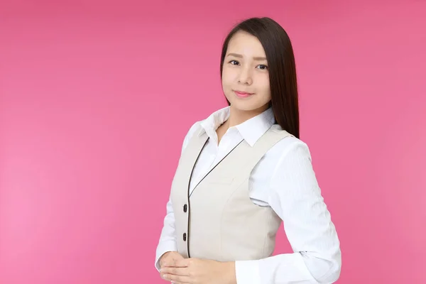 Retrato Una Joven Empresaria — Foto de Stock