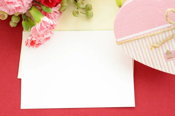 Envelope Card Desk — Stock Photo, Image