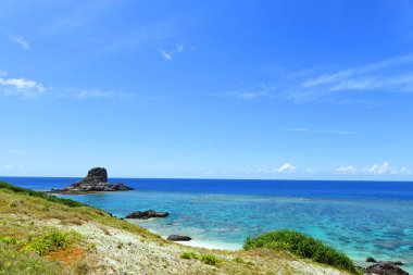 Okinawa güzel bir plaj