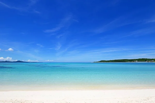 Foto Una Hermosa Playa Okinawa — Foto de Stock