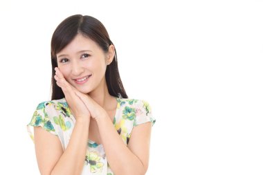 Çekici Asyalı genç kadın