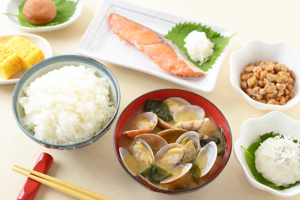 Výborné Japonské Kuchyně Jídelní Stůl — Stock fotografie
