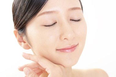 Rahat, güzel genç bayan..