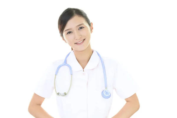 Retrato Jovem Enfermeira Médica — Fotografia de Stock
