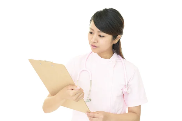 Retrato Una Enfermera — Foto de Stock