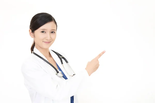 Smiling Asian Medical Doctor — Stock Photo, Image