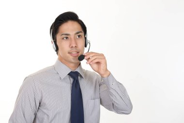 Bir telefon operatörü portresi