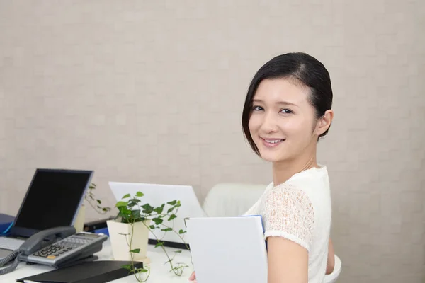 Woman Who Smiling Happy — Stock Photo, Image