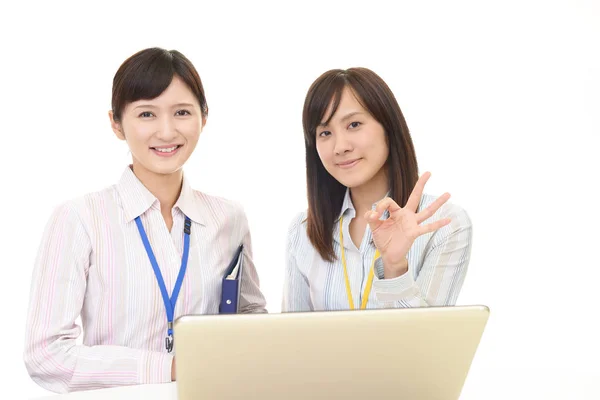 Working Asian Business Women — Stock Photo, Image