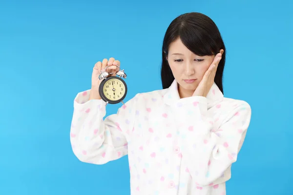 Tired Stressed Young Asian Woman — Stock Photo, Image