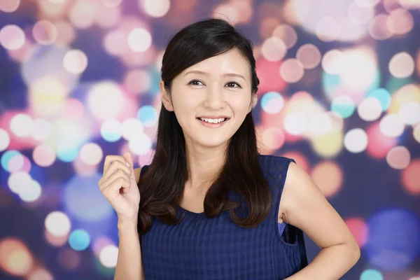 Bella Giovane Donna Sorridente — Foto Stock