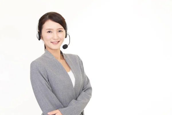 Ler Call Center Operatör — Stockfoto