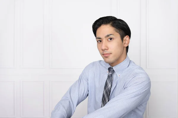 Retrato Homem Negócios Bonito — Fotografia de Stock