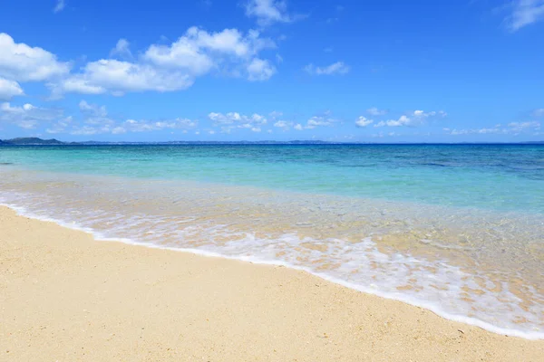 Foto Una Hermosa Playa Okinawa — Foto de Stock