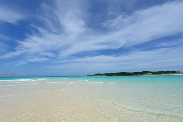 Cielo Azul Mar Claro Okinawa — Foto de Stock