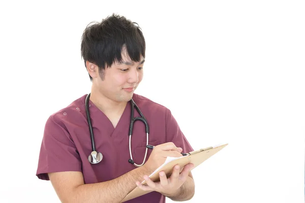 Retrato Médico Asiático — Fotografia de Stock