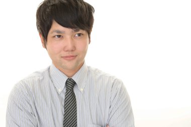 Asyalı bir işadamının portresi