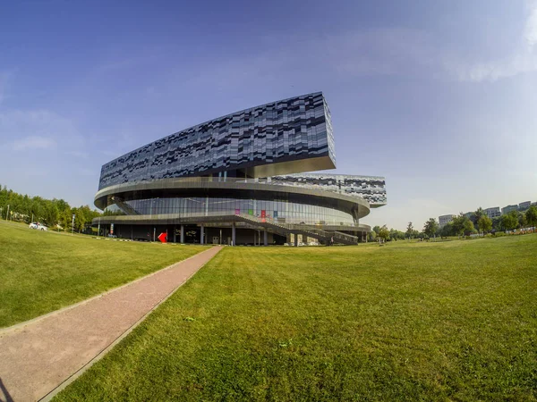 Skolkovo Moscow Russia September 2018 Building Moscow School Management Skolkovo — Stock Photo, Image