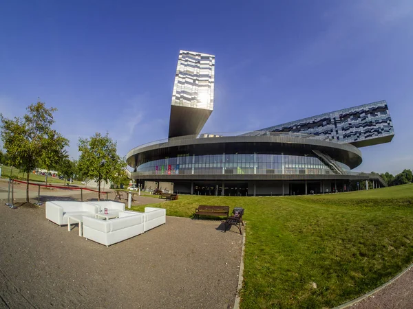 Skolkovo Moscow Rusia Septiembre 2018 Edificio Escuela Administración Moscú Skolkovo —  Fotos de Stock