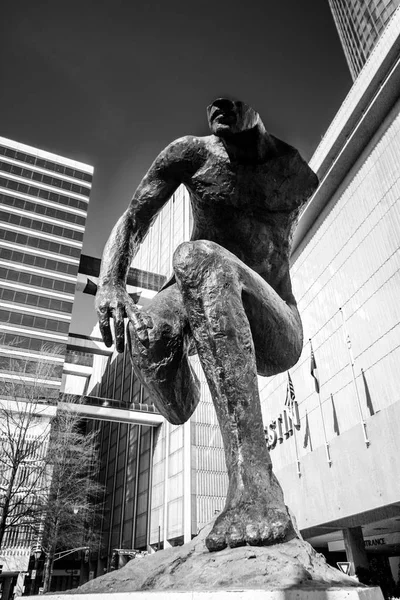 Atlanta Usa March 2014 Sculpture Emerging Located Andrew Young Memorial — Stock Photo, Image