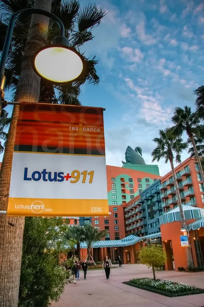 Orlando Florida Usa Januari 2009 Mensen Gaan Naar Ibm Lotusphere — Stockfoto