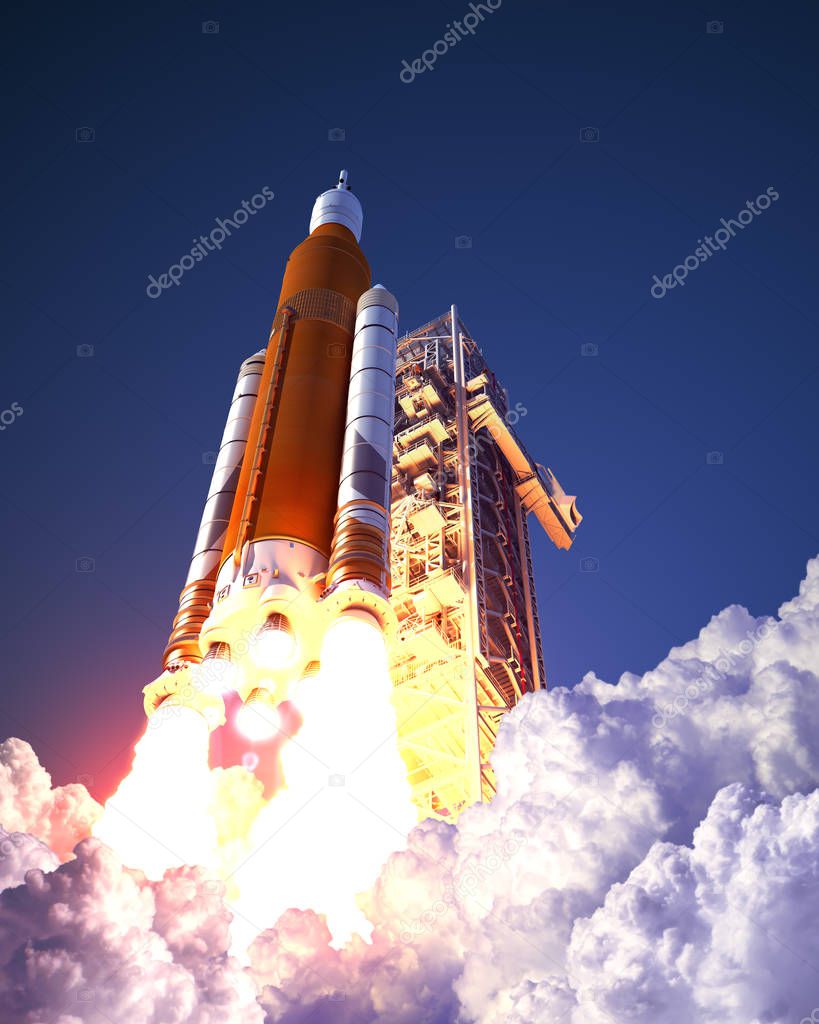 American Space Launch System Takes Off