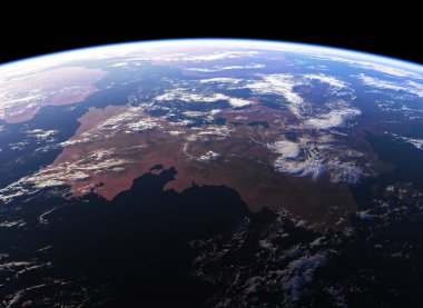 Beautiful Earth. View From Space. NASA Images Not Used.