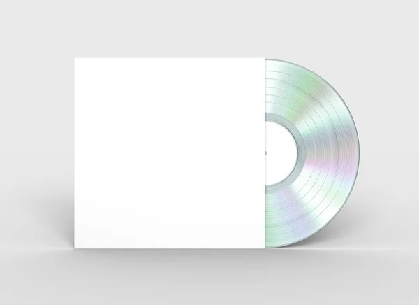Platinum Vinyl Record In White Paper Case — Stock Photo, Image