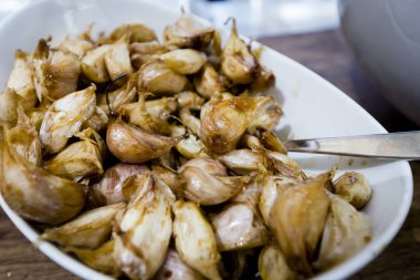 Hazırlanan ve sunulan gurme vegan gıda çeşitli.