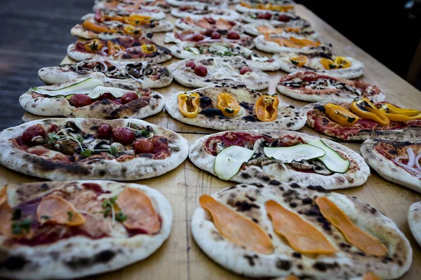 Hazırlanan ve sunulan gurme vegan gıda çeşitli.