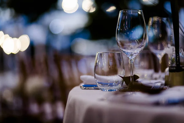 Mesa Lujo Para Bodas Eventos Sociales — Foto de Stock