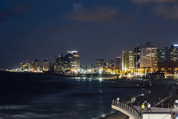 Tel Aviv Beach Saison estivale . — Photo
