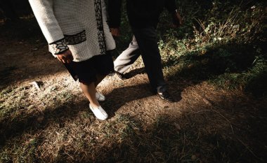 Mutlu yaşlı çift görüntü 