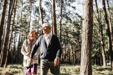 Mutlu yaşlı çift görüntü 