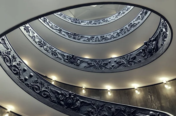 Bramante Treppe Vatikanischen Museen Vatican Berühmte Treppe Von Giuseppe Momo — Stockfoto