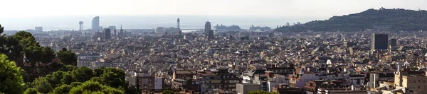 Panorama Van Barcelona Zonnige Dag — Stockfoto