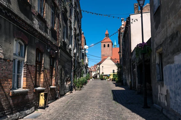 Grudziadz 'daki Dar Sokak